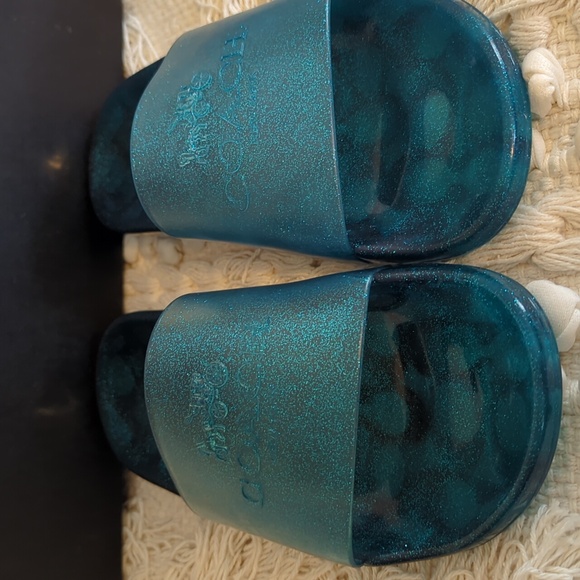 Coach NIB Blue Metallic Sides 7 - Picture 3 of 7